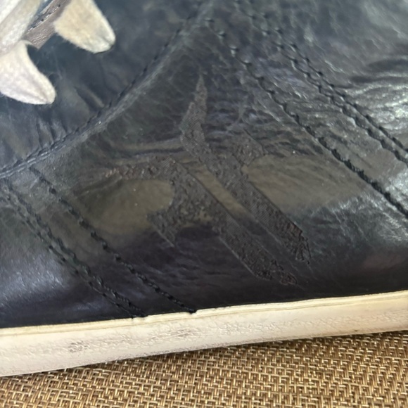 Frye Dylan Black Leather High Top Sneakers - Picture 11 of 15